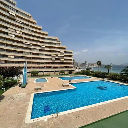 1a Linea De Playa Piscina Reformado Wifi Aire Lejlighed *